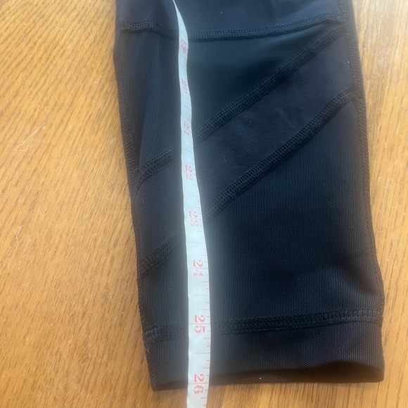 LAST CALL Lululemon High Times Tech Mesh Bandage Leggings Black  6 Some Pilling - Picture 5 of 9